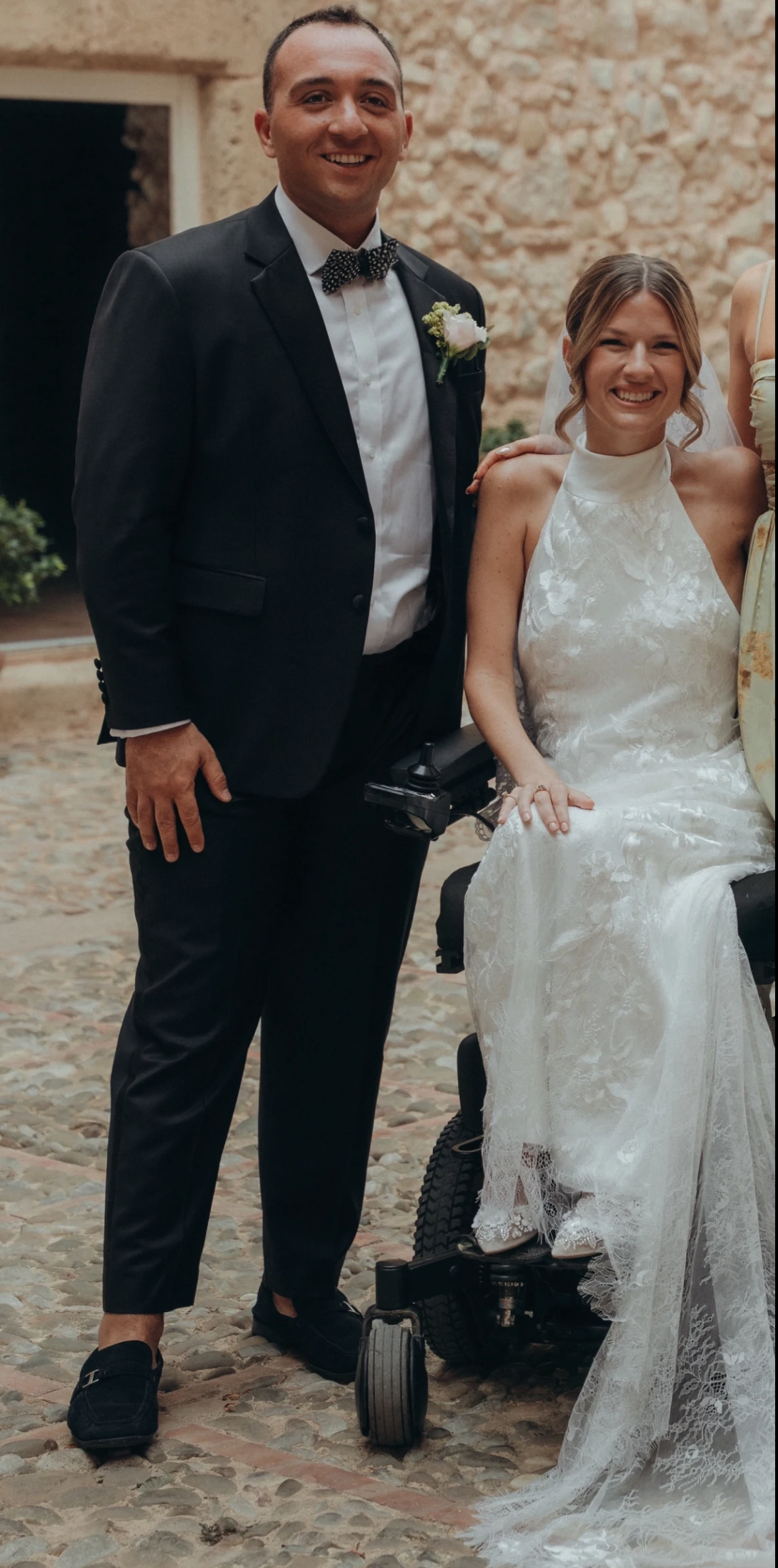 Black tuxedo for the wedding
